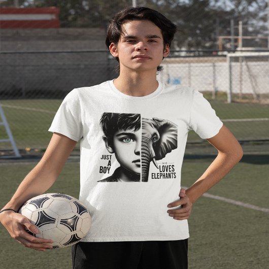 Majestic Olifant-Jongen Harmony Portret T-shirt