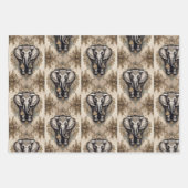 Majestic Olifant Mandala Inpakpapier Vel (Voorkant 3)