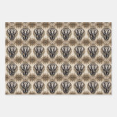 Majestic Olifant Mandala Inpakpapier Vel (Voorkant 2)