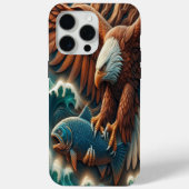 Majestic Ontmoeting: Adelaar en Vis Case-Mate iPhone Case (Achterkant)