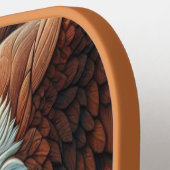 Majestic Ontmoeting: Adelaar en Vis Pickleball Paddle (Links Detail)