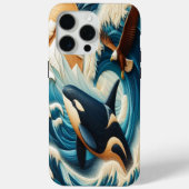 Majestic Ontmoeting: Orka en Adelaar Case-Mate iPhone Case (Achterkant)