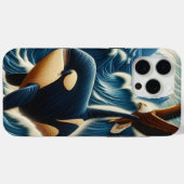 Majestic Ontmoeting: Walvis en Adelaar Case-Mate iPhone Case (Achterkant (horizontaal))