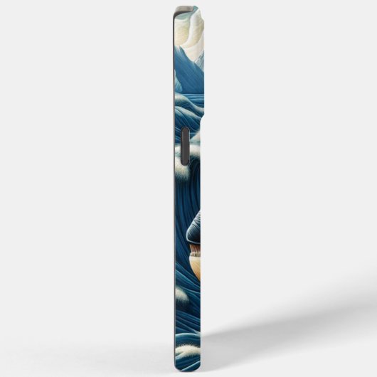 Majestic Ontmoeting: Walvis en Adelaar Case-Mate iPhone Case (Achterkant / Rechts)