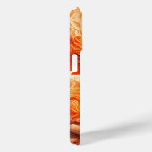 Majestic Oranje Dragon Bird iPhone Case (Achterkant / Rechts)