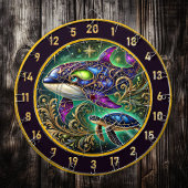 Majestic Orca Turtle Dartboard Decor Dartbord