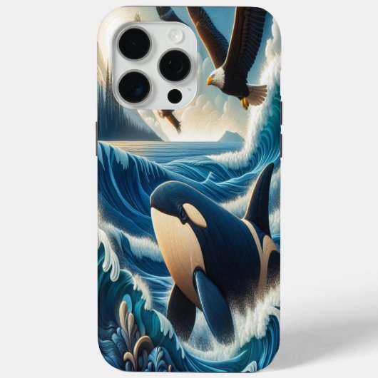 Majestic Orka: Ocean Symphony Case-Mate iPhone Case (Achterkant)