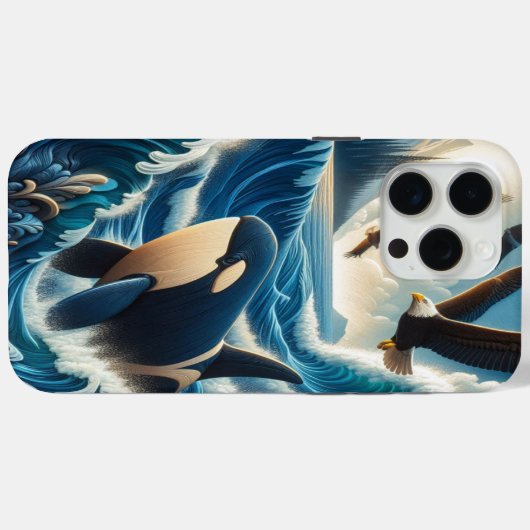 Majestic Orka: Ocean Symphony Case-Mate iPhone Case (Achterkant (horizontaal))