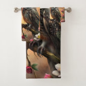 Majestic Owl Design Bad Handdoek (Insitu)