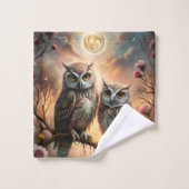 Majestic Owl Design Bad Handdoek (Wasdoekje)