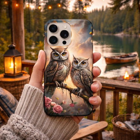 Majestic Owl Design iPhone Hoesje