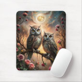 Majestic Owl Design Muismat (Met muis)