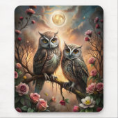 Majestic Owl Design Muismat (Voorkant)