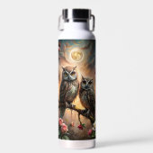 Majestic Owl Design Waterfles (Voorkant)