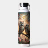 Majestic Owl Design Waterfles (Achterkant)