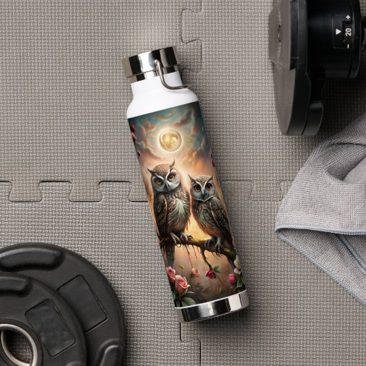Majestic Owl Design Waterfles (Sportschool (Gedraaid)  )