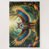 Majestic Owl Phoenix Hybrid Legpuzzel (Verticaal)