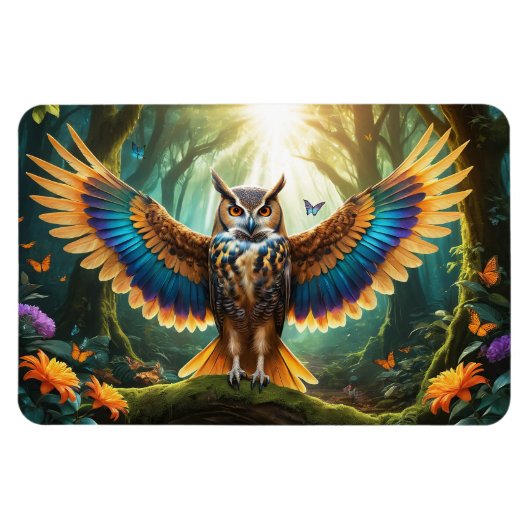 Majestic Owl Phoenix Hybrid Magneet (Horizontaal)