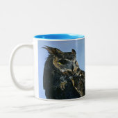 Majestic owl tweekleurige koffiemok (Links)