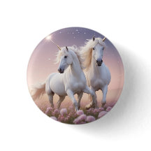 Majestic Paard 1¼ Inch RoundButton-Voor Paardenspo
