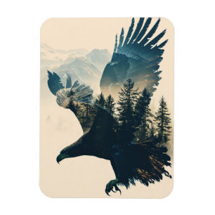 Majestic Paard Bos Landschap Magneet
