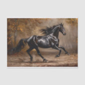 Majestic Paard Galloping Decoupage Tissuepapier (Voorkant)