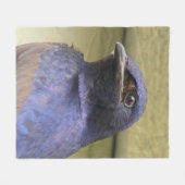 Majestic Paars Martin Fleece Deken (Voorkant (Horizontaal))