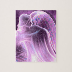Majestic Paarse Angel Puzzle Legpuzzel