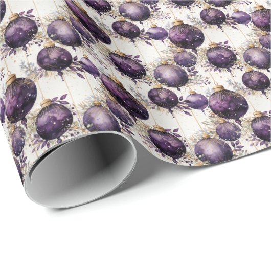 Majestic Paarse: een samensmelting van Paarse Cadeaupapier (Rol Hoek)