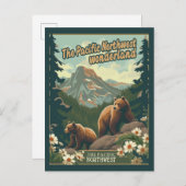 Majestic Pacific Northwest Briefkaart (Voorkant / Achterkant)