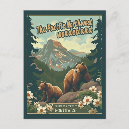 Majestic Pacific Northwest Briefkaart (Voorkant)