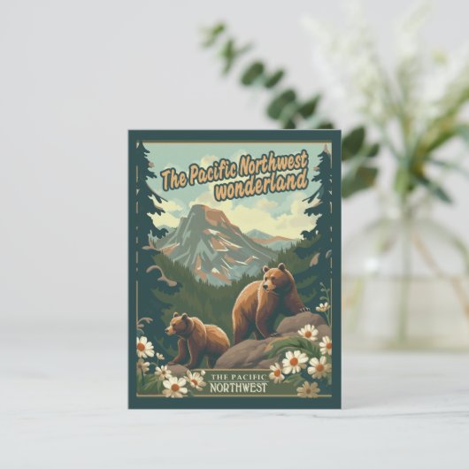 Majestic Pacific Northwest Briefkaart (Staand voorkant)