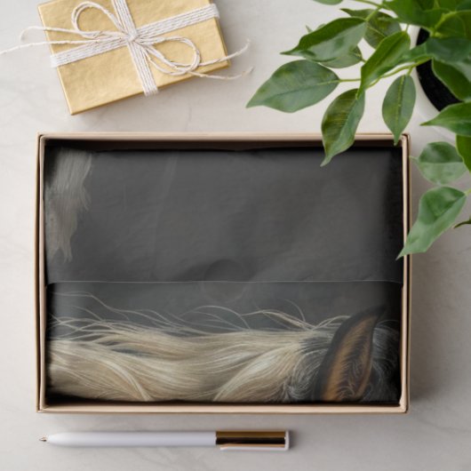 Majestic Palomino Hardlopen Paard Decoupage Tissuepapier (Geschenk)