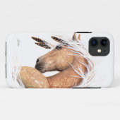 Majestic Palomino Horse van Bihrle Case-Mate iPhone Case (Achterkant (horizontaal))