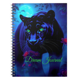Majestic Panther in Garden Dream Journal Notitieboek