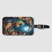 Majestic Parrot Perched Bagagelabel (Voorkant (horizontaal))