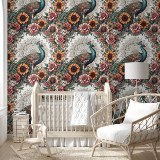 Majestic Pauw & Zonnebloem Radiance Behang
