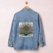 Majestic Peacock met kleurrijke staart Denim Jacket (Hangar)
