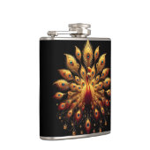 Majestic Peacock met zijn verenkleed Heupfles (Rechts)