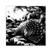 Majestic Peacock Wood Art Stamp Rubberstempel (Afrduk)