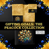 Majestic Peacocks Dance Bad Handdoek