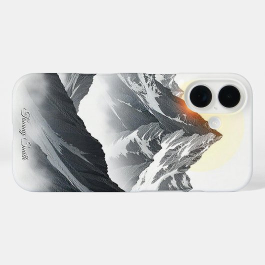 Majestic Peak Sunrise Case-Mate iPhone Case (Achterkant (horizontaal))