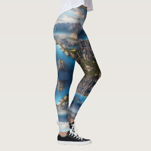 "Majestic Peaks Reflection Leggings (Rechts)