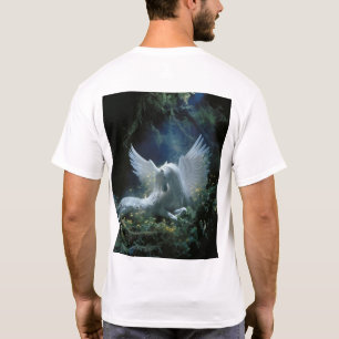 Majestic Pegasus in betoverd bos T-shirt