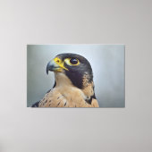 Majestic Peregrine falcon Canvas Afdruk (Voorkant)