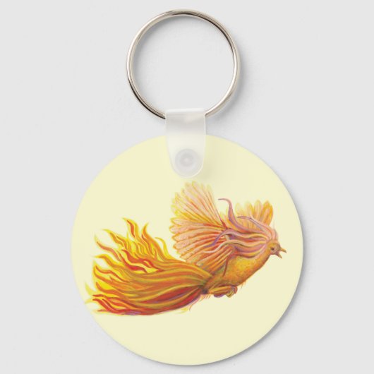 Majestic Phoenix Bird Sleutelhanger (Voorkant)