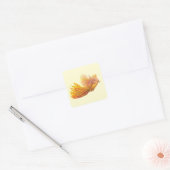 Majestic Phoenix Bird Vierkante Sticker (Envelop)