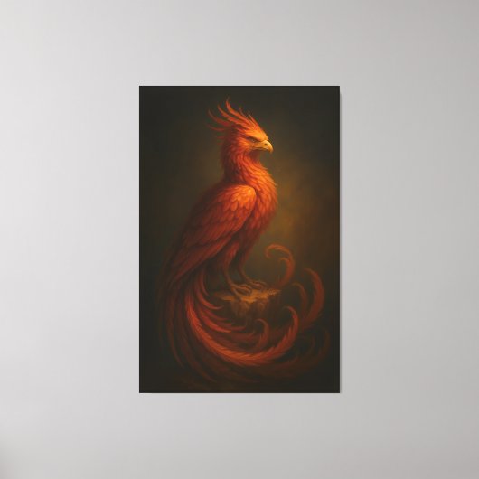 Majestic Phoenix • Fine Art Canvas (Voorkant)
