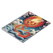 Majestic Phoenix Notebook - Japanese Fantasy Art Notitieboek (Linkerzijde)