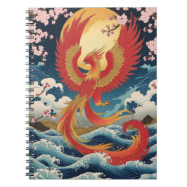 Majestic Phoenix Notebook - Japanese Fantasy Art Notitieboek
